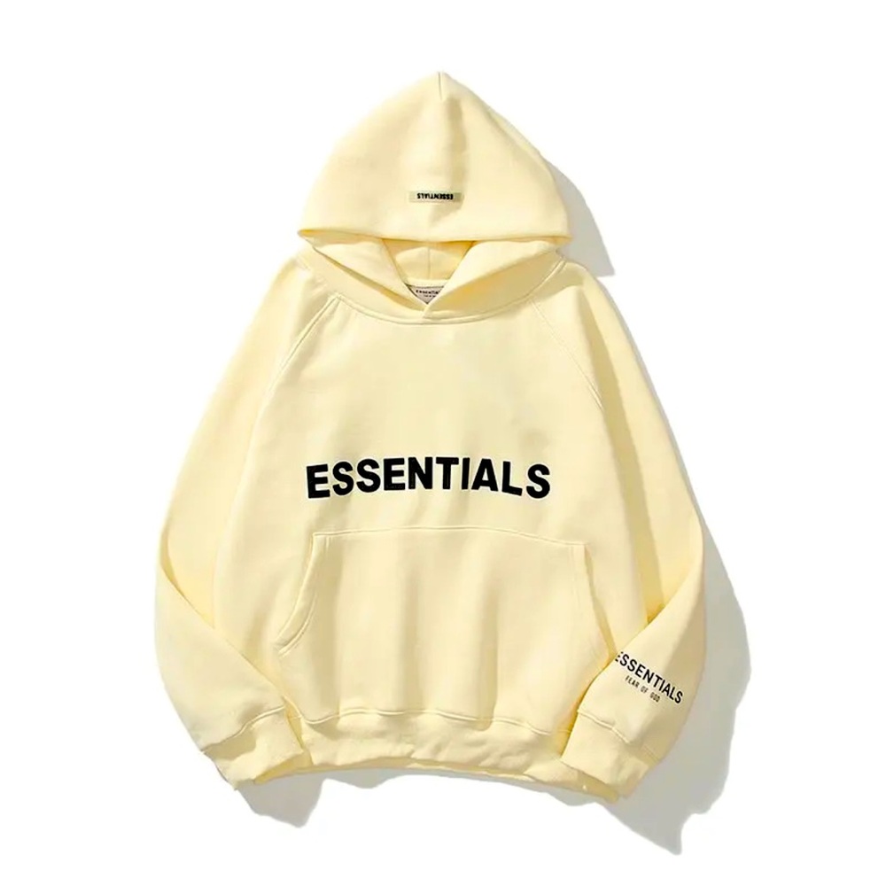 Essentials Cream Sweatshirt Minimalist Pullover